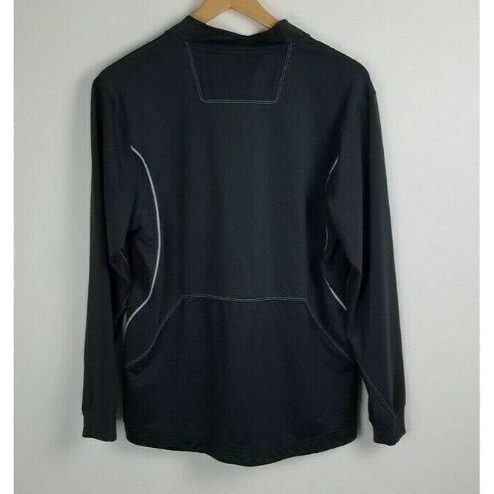Nike Boy's XL 1/4 Zip Steel Grey Dri-Fit Running Long Sleeve Shirt Mesh Sides - Picture 6 of 7